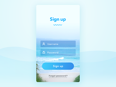 DailyUI 001 - Sign Up