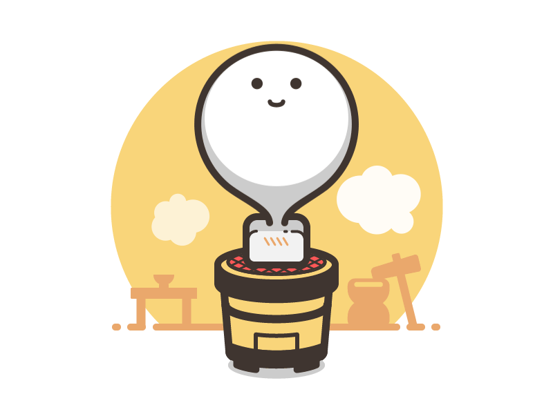 Rice cake by domaso on Dribbble