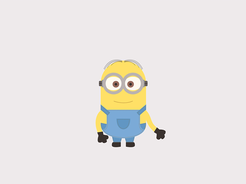 Minion-Bello! after effects animation character design gif jane minion motion motion design motion graphics rigging