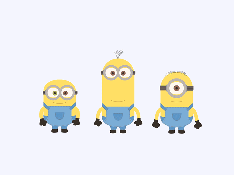 Minions! aftereffects character minions moitongraphics motion motiondesign rigging