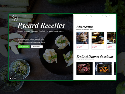 webdesign site de cuisine