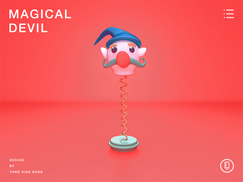 Bouncing little devil c4d cinema 4d design maxon oc octanerender