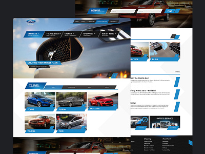 Ford Website Wordpress Template car cars dealer ford landing page mobileapp mustang shopping template ui uidesign ux uxdesign vehicle web website wordpress