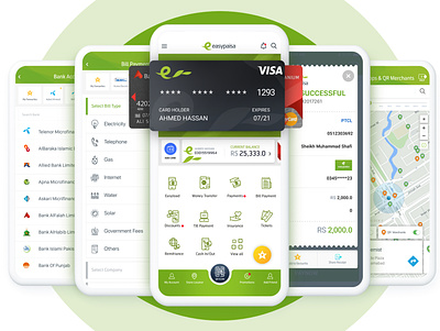 Banking App Redesign / Easypaisa bank easypaisa money payment transfer ui ux wallet