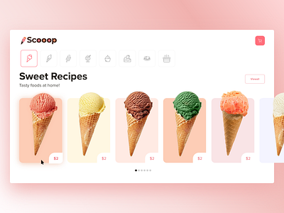 Icecream Landing page