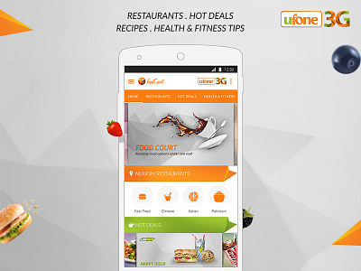 FoodCourt android app application econceptions food foodcourt iphone me2ahmedhassan ufone