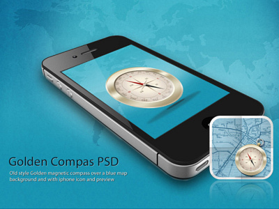 Golden Compas app compas directions golden iphone map