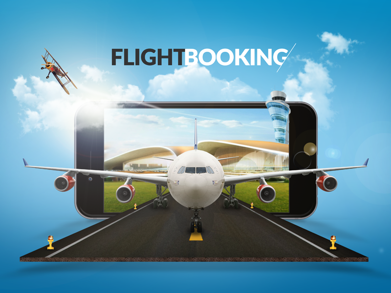 Freebie Flight Ad by Ahmed Hassan on Dribbble