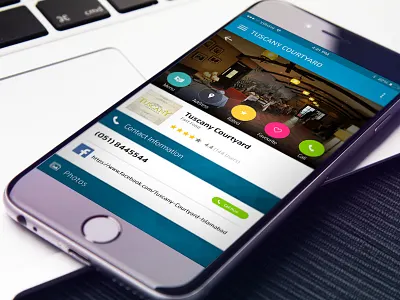 Food Court Resturent Detail android app detail econceptions food ios islamabad me2ahmedhassan resturent tuscany ui ux