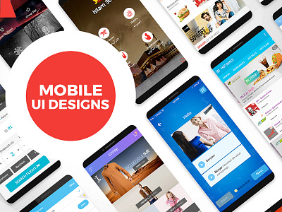 25 Mobile App UI Designs app apps design me2ahmedhassan mobile portfolio preview ui ux