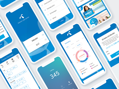 Telenor Call Center App Ui by Ahmed Hassan on Dribbble