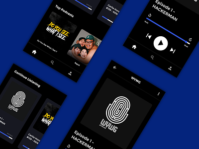 Podcast Media Player design mobile ui user experience userinterface userinterfacedesign ux xd
