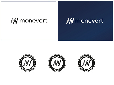 Monevert logo :: cutefunk :: adobe illustrator adobe photoshop adobe xd branding cutefunk design finance illustrator logo vector