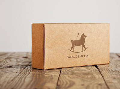 WOODENFAM brand branding design logo minimal vector