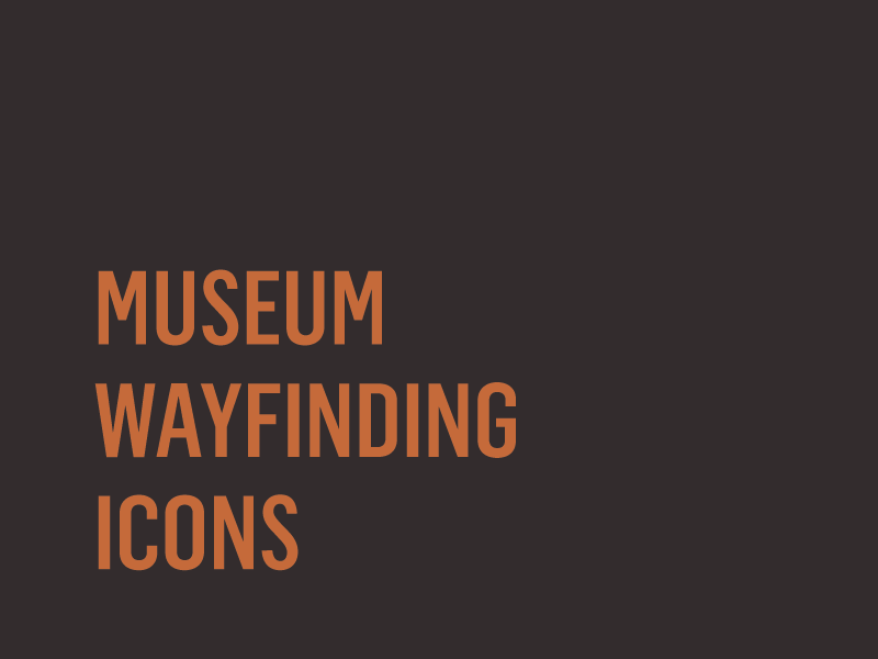 Museum Wayfinding Icons icon museum pictogram sign wayfinding