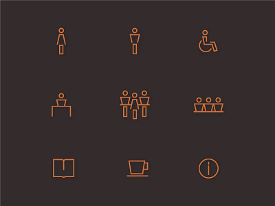 Museum Wayfinding Icons