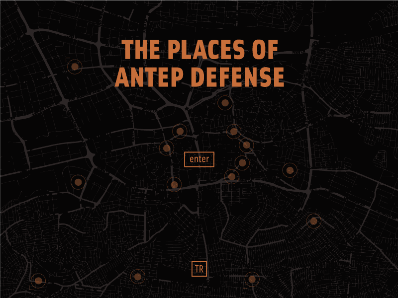 Places of Defence - interface animation history interface map museum places ui ux war