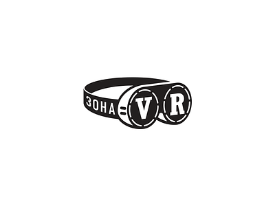 VR Zone branding brutality graphic design identity logo logotype virtual reality vr vr games