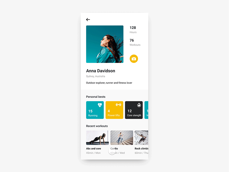 Daily UI #006 - User Profile