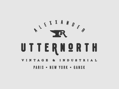 utternorth branding emblem logo mark typography