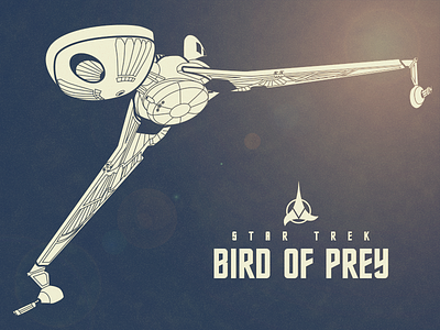 Bird of Prey bird of prey illustration klingon star trek