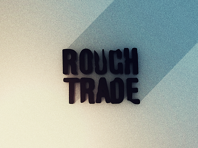 Rough Trade 3d cgi cinema4d record record label rough trade