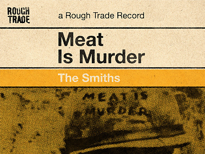 The Smiths, Meat is Murder - Penguin Book Style meat is murder penguin book poster the smiths