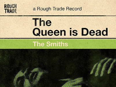 The Smiths, The Queen is Dead - Penguin Book Style penguin book poster the queen is dead the smiths
