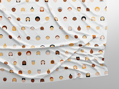 Faces pattern avatars design fabric faces graphic humans pattern visual