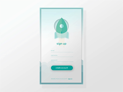 Sign Up - 001 001 app application daily design interaction interface screen sign ui up visual