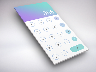 Calculator 004 app application calculator daily design interaction interface mobile screen ui