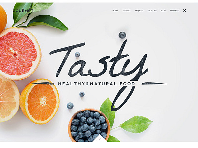 Gourmet - Food&Restaurant Theme clean cooking food gourmet minimal restaurant tasty wordpress