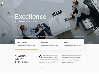 Corporate Concept business corporate ui web webdesign website