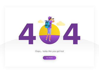 404 Page Not Found 404 error 404 error page 404 page illustration ui
