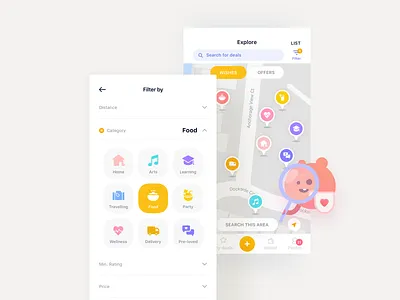 Wishu app: Map & Filters app categories filter ios map mobile offers search university wishes