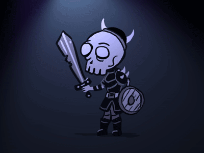 That skeleton from the crypt level, you know the one. idle npc skeleton