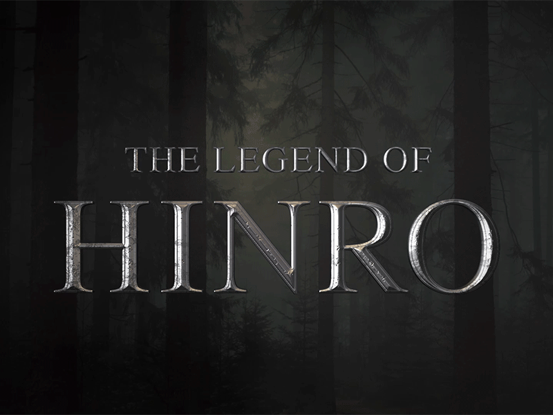 The Legend of Hinro after effects animation metal type