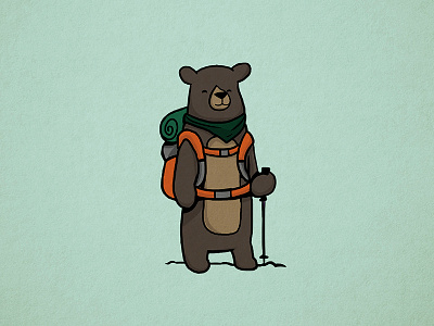 Hiking Bear