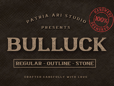 Bulluck automotive branding classic display font logo motorcycle rough rustic rustic logo sans strong typography vintage