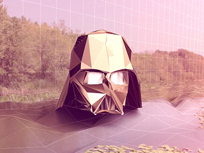 LOSS OF ENERGY - Darth Vader 3d distortion experimental video live action