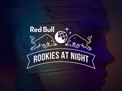 Red Bull Rookies at night logo