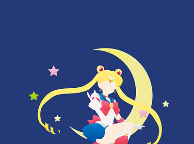 Sailor Moon animation design illustration sketch