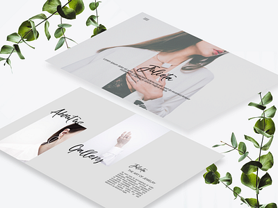Julieta's Jewelry Website branding design figma ui ui ux ui ux design
