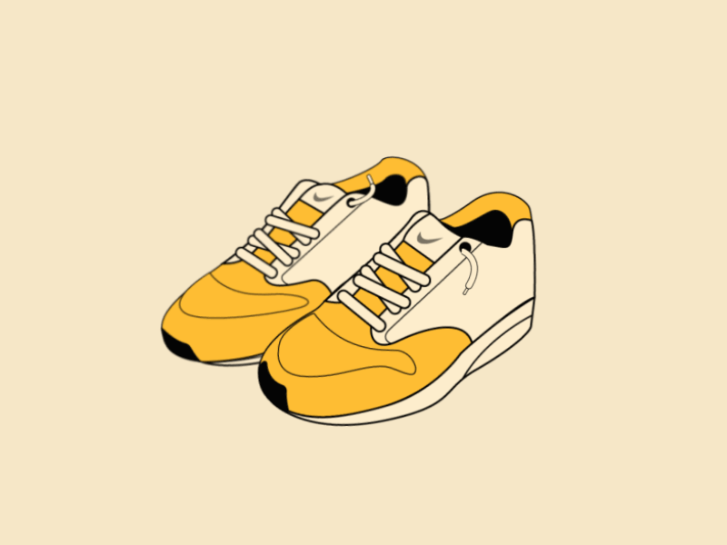 Walk cycle 2d 2danimation adobe illustrator adobe photoshop after effects animation 2d flat illustration isometric loop animation motion design shoes sneakers ux challenge walk cycle