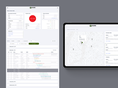 UI design of the management system by Serge Zavalny on Dribbble