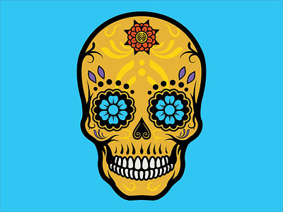 Freakstyle Sugarskull day of the dead dios de los muertos graphicdesign halloween illustrator sugar skull