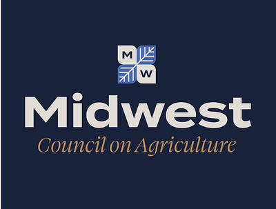 MWCA Logo agriculture brand branding design graphic design logo minnesota typography
