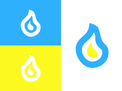 EcoGas Logo blue gas logo oil