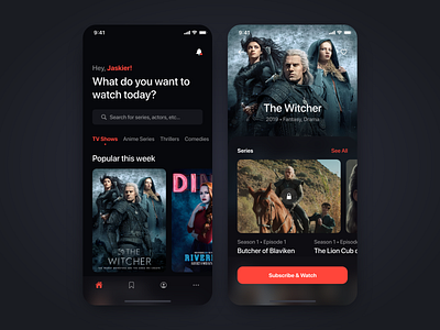 Daily UI #002 | Credit Card Checkout 2019 adobexd app bills credit card credit card checkout daily dark finance ios mobile money netflix pay payment riverdale series thewitcher ui ux