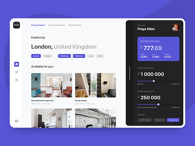 Daily UI #004 | Calculator for a mortgage